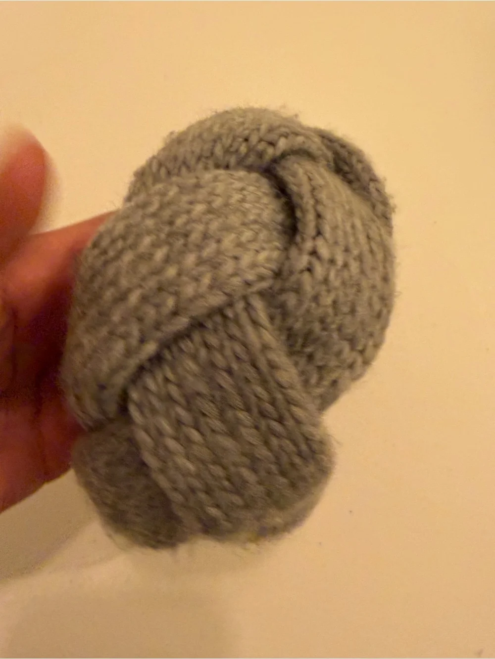 H&M Divided Chunky Braided Knit Headband Gray Winter Ear Warmer